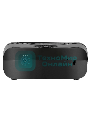 Радиобудильник Hyundai H-RCL221 черный LCD подсв:зеленая часы:цифровые FM