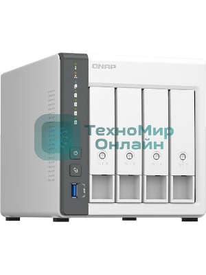 Сетевое хранилище NAS Qnap D4 (REV. C) 4-bay настольный Cortex-A55 RK3568B2