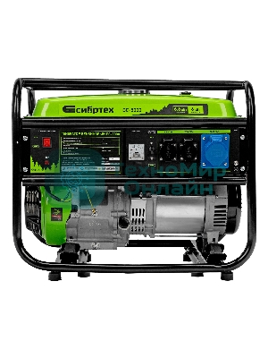 Электрогенератор бензиновый Сибртех БС-8000, 6.6 кВт, 95 дБ, 72.3 кг