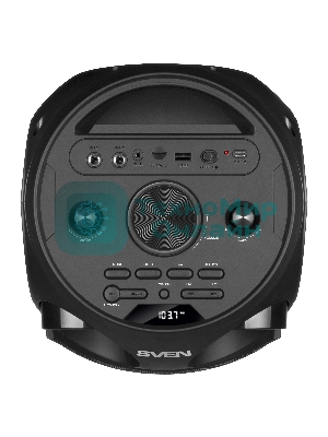 Колонка АС SVEN PS-750, черный (80 Вт, TWS, Bluetooth, FM, USB, microSD, LED-дисплей, 2х4400мА*ч)