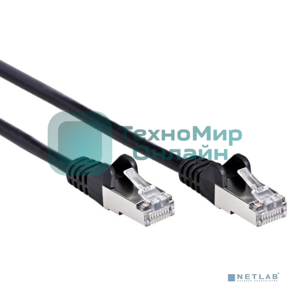 Патч-корд литой AOpen ANP522B-BK-7.5M FTP cat.5e (7/0.16) черный 7,5m