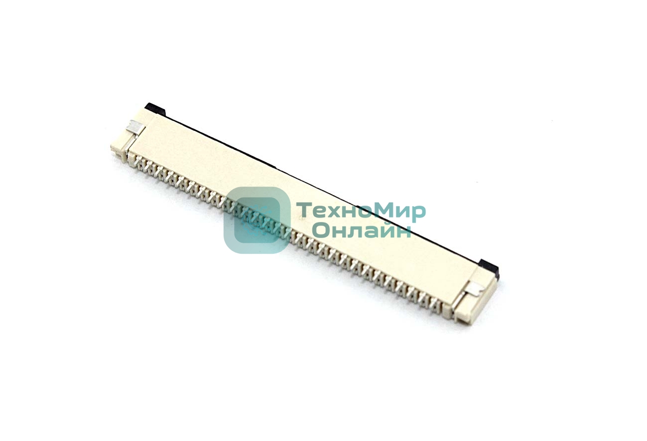 Разъем FPC Flip-Lock 1010-28RLGF 28 pin высота 1мм шаг 1мм