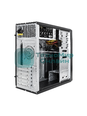 Компьютерный корпус Miditower ExeGate CP-606U-UNS450 (ATX, БП UNS450 с вент. 12см, 1хUSB/1хUSB 3.0, аудио)