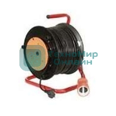 Удлинитель на катушке 1х50 м с заземл. 10А IP20 2.2 кВт с выносн. розеткой Союз 481S-2305