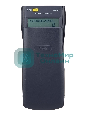 Калькулятор научный Deli ED82MS темно-синий 10+2-разр.
