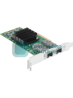 Сетевая карта ConnectX-4 Lx EN network interface card, 25GbE dual-port SFP28, PCIe3.0 x8, tall bracket, SR-IOV, TCP/UDP, MPLS, VxLAN, NVGRE, GENEVE, iSER, NFS RDMA, SMB Direct, ROHS R6