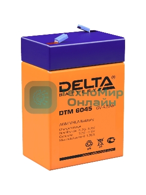 Батарея для ИБП Delta DTM 6045 (6V 4.5Ah)