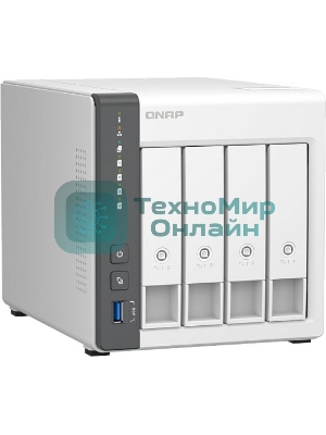 Сетевое хранилище NAS Qnap D4 (REV. C) 4-bay настольный Cortex-A55 RK3568B2