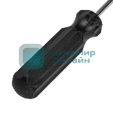 Отвертка Sparta ph1х75мм углеродистая сталь черная пластиковая рукоятка