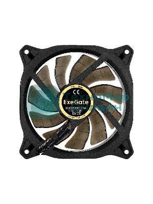 Вентилятор для корпуса ExeGate EX12025HM3PM.FRGb.5CRU черный, 120 мм, 1200 об/мин, 24 дБ, 3 pin
