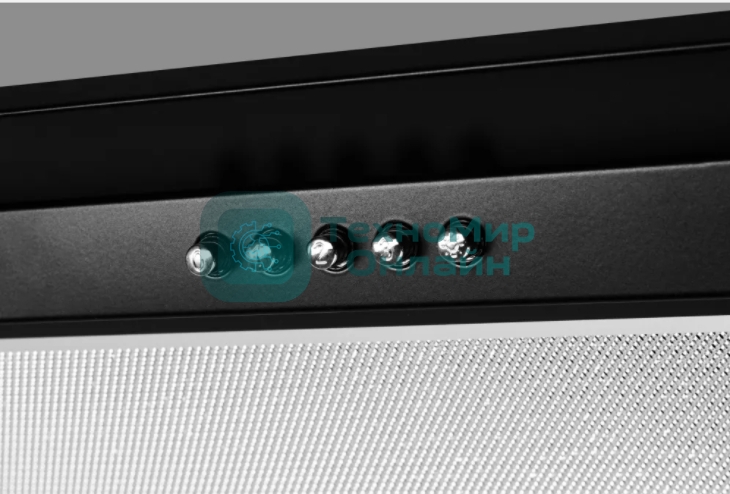 Вытяжка встраиваемая Kuppersberg Inlinea 52 BX черный/серебристый, 52 см, 1300 куб. м/ч, 41 дБ