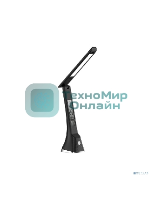 Настольный светильник Ultraflash UF-821 C02 черный (Led, светильник настольный, 7Вт, дисплей, смена цвет.темп, кожа)