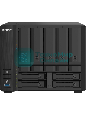 Сетевое хранилище без дисков SMB QNAP TS-932PX-4G 9-Bay NAS, 5 x 3.5