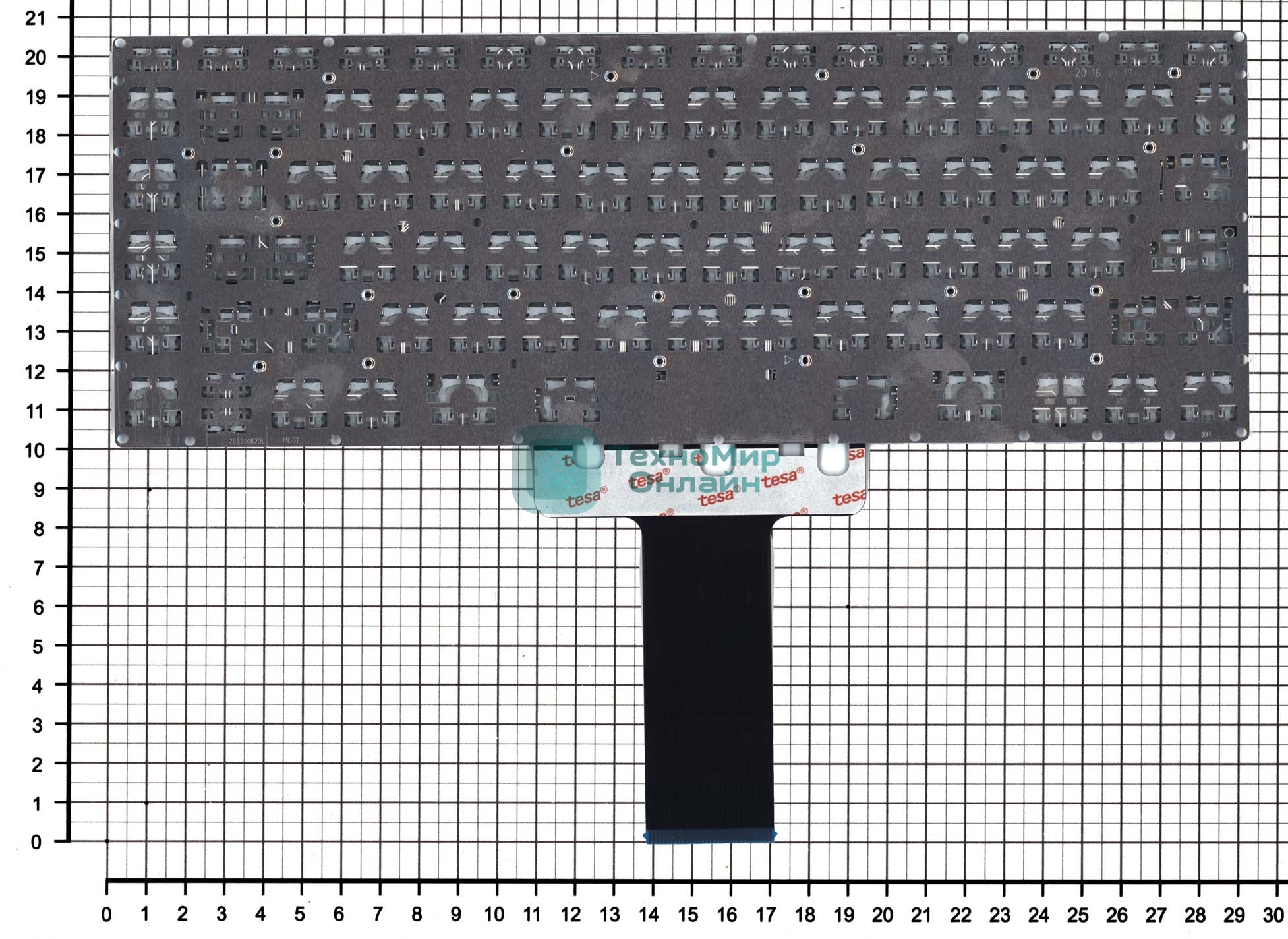 Клавиатура для ноутбука HP 14-AB 14-AL черная с подсветкой