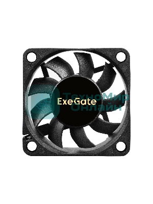 Вентилятор для корпуса ExeGate ExtraPower EP06015B3P черный, 60 мм, 5000 об/мин, 34 дБ, 3 pin