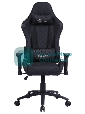 Кресло Cactus CS-CHR-030BL черный, экокожа, подголовник