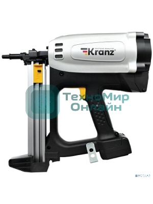 Пистолет гвоздезабивной газовый монтажный Kranz GN95, 95Дж, длина гвоздей 15-40мм, диаметр 2,7-3мм