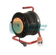 Удлинитель на катушке 1х50 м без заземл. 10А IP20 1.3 кВт с выносн. розеткой Союз 481S-2105