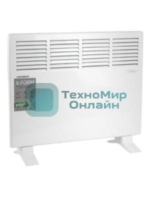 Конвектор электрический Patriot PT-C 15 X белый, 1500 Вт, 15 м2, термостат