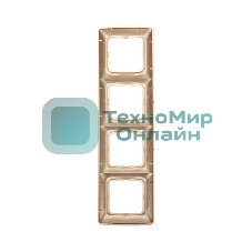 Рамка Kranz 4-я DEA горизонтальная Золотой металлик (1/10/90)