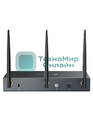 VPN-маршрутизатор TP-Link ER706W Omada с гигабитными портами и поддержкой Wi-Fi AX3000, 1 гиг. SFP WAN/LAN, 1 гиг. RJ45 WAN, 4 гиг. RJ45 WAN/LAN, USB 3.0, до 574 М/с на 2,4 ГГц + до 2402 М/с