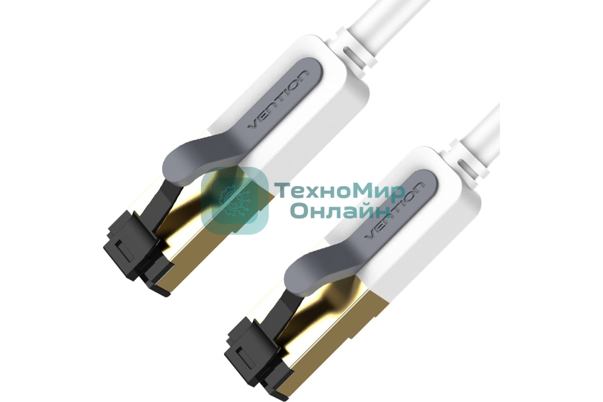 Патч-корд Vention прямой SFTP cat.7 RJ45 - 1,5 м. Серый