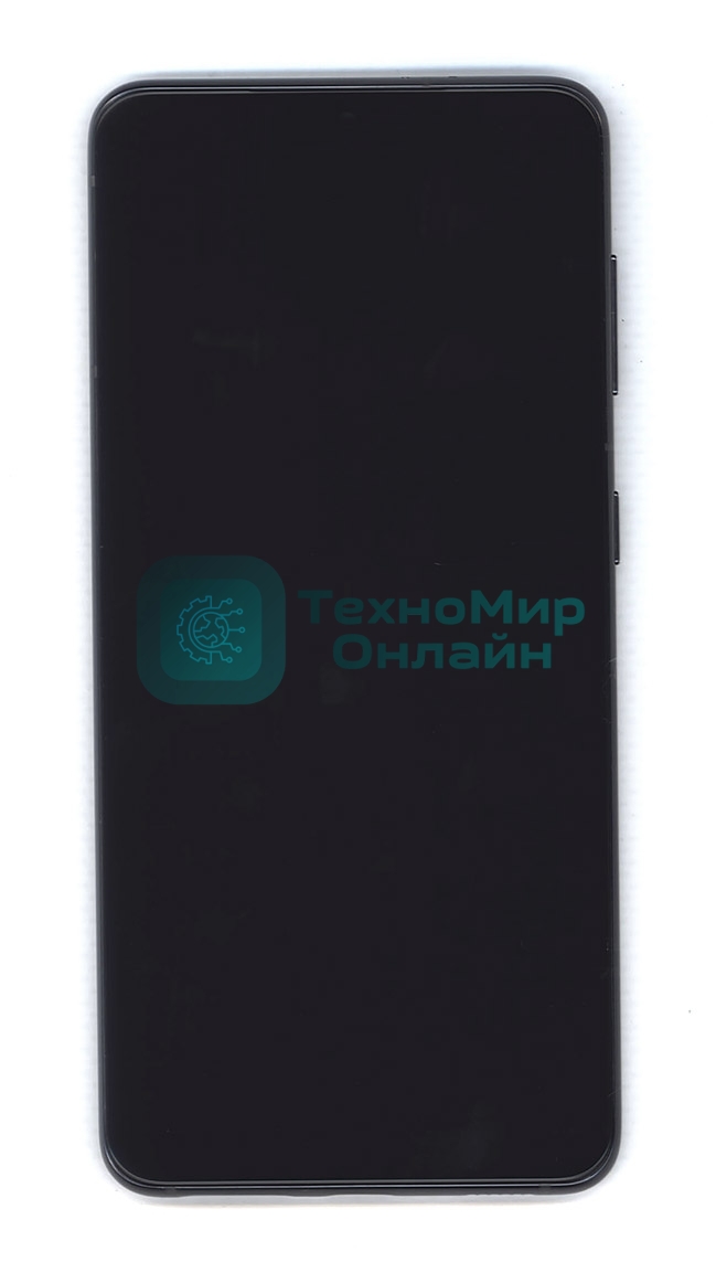 Дисплей (модуль) для Samsung Galaxy S21 5G SM-G991B в сборе с тачскрином и рамкой (OLED) серый