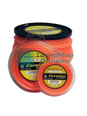Корд трим. CHAMPION C5057Square Twist DUO 2.4мм 12м витой квадрат