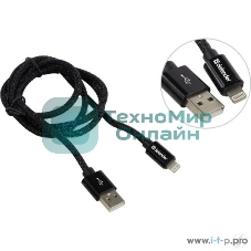 Кабель Defender LIGHTNING TO USB2 1M черный ACH01-03T