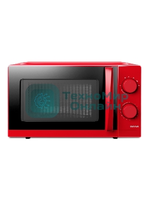 Микроволновая печь Centek CT-1571 красный, 20 л, 700 Вт, переключатели - поворотный механизм