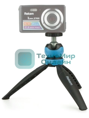 Штатив Rekam Pokipod настольный черный пластик/металл (143гр.)