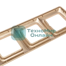 Рамка Kranz 4-я DEA горизонтальная Золотой металлик (1/10/90)