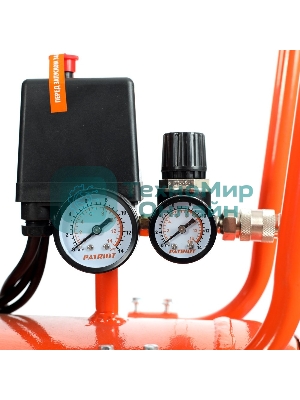 Компрессор поршневой безмасляный Patriot WO 100-440, 440 л/мин, 8 бар, 2500 Вт, 100 л, быстросъем и 