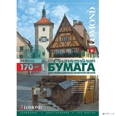 Бумага Lomond 0310241 A4/170г/м2/250л./белый глянцевое/глянцевое для лазерной печати