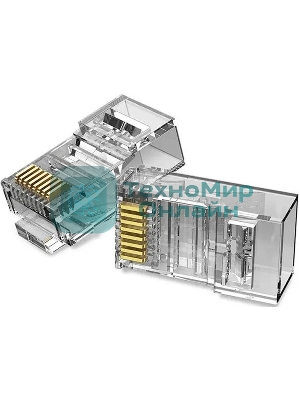 Коннектор Vention RJ45 (8p8c), cat. 5e, под витую пару (100 шт.)