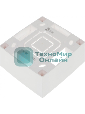 Коробка наклад. монтажа ЭРА 1 пост, ЭРА12, перламутр (20/200/1600)