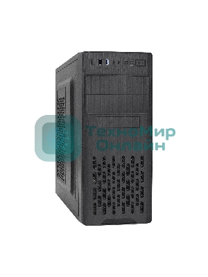 Компьютерный корпус Miditower ExeGate CP-606U-UNS500 (ATX, БП UNS500 с вент. 12см, 1хUSB/1хUSB 3.0, аудио)