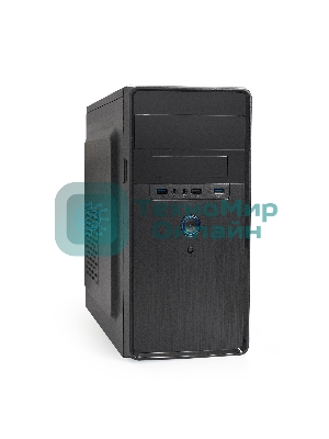 Компьютерный корпус Minitower ExeGate BA-309U2-UNS450 (mATX, БП UNS450 с вент. 12см, 1хUSB+2хUSB 3.0, HD аудио, черный)