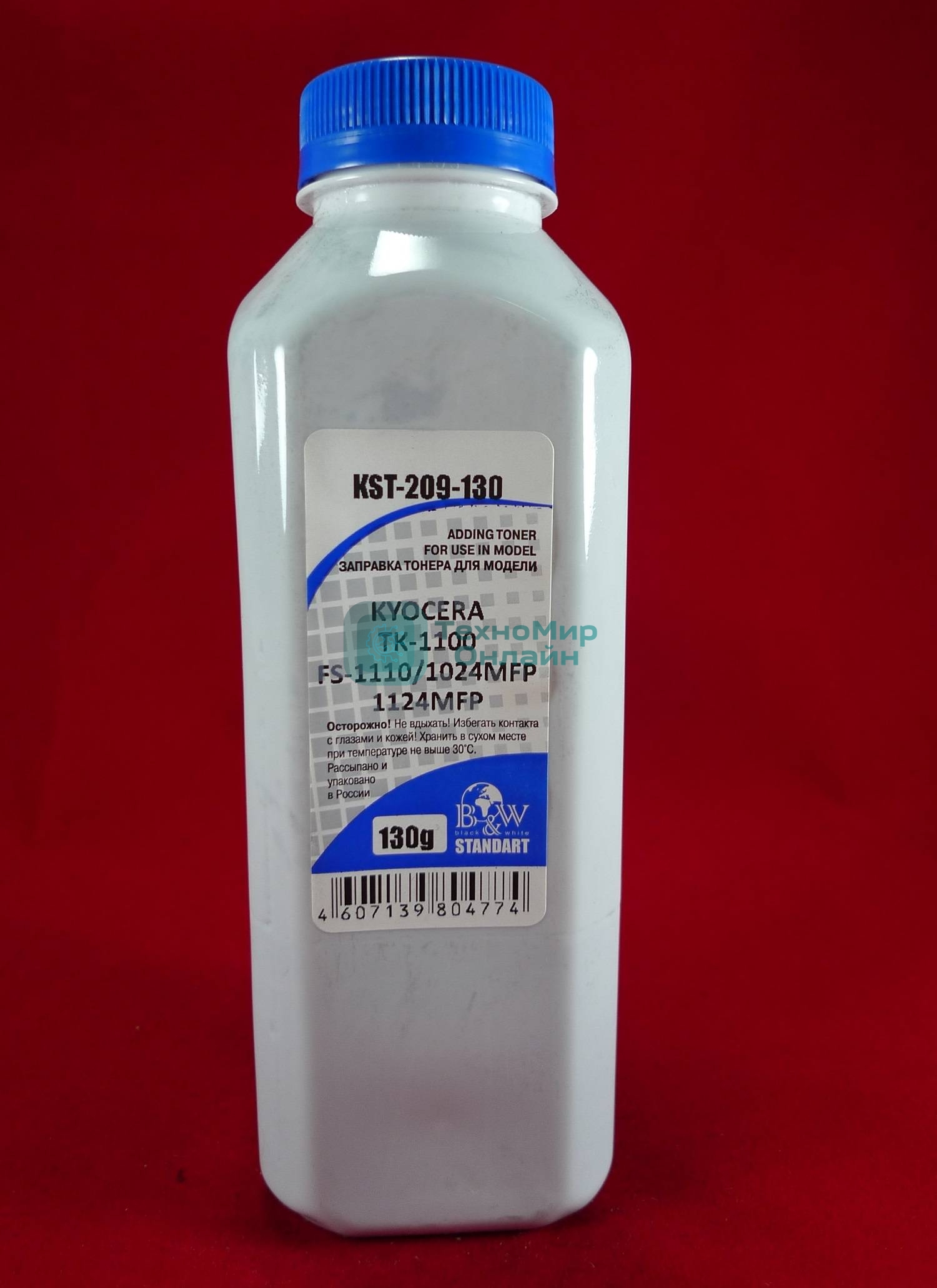 Тонер для Kyocera TK-1100, FS-1110/1024MFP/1124MFP (фл.130г) Standart фас