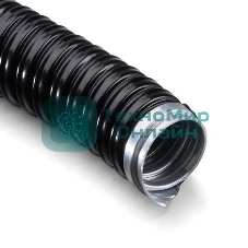 Металлорукав Rexant в ПВХ изоляции МРПИнг-15 (бухта 50 м/уп.) черный