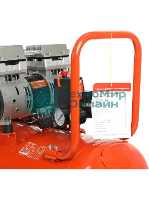 Компрессор поршневой безмасляный Patriot WO 100-440, 440 л/мин, 8 бар, 2500 Вт, 100 л, быстросъем и 