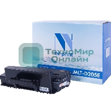 Картридж лазерный NV Print совместимый Samsung MLT-D205E для ML-3710/3710P/3710DN/SCX-5637/SCX-5637FR	(10000k)