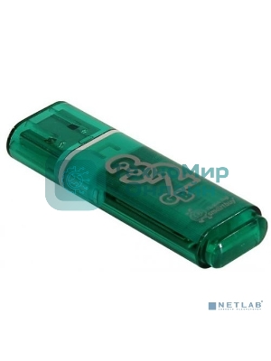 Флешка USB Smartbuy Glossy series Green (SB32GBGS-G), 32Gb, USB 2.0, R/W 25/15, зеленый