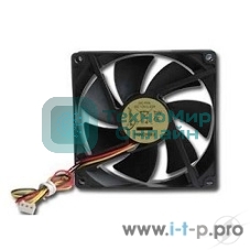 Вентилятор для корпуса Gembird черный, 90 мм, 2500 об/мин, 26 дБ, 3 pin