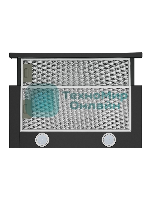 Вытяжка встраиваемая Maunfeld VS Light 50 черный, 50 см, 520 куб. м/ч, 56 дБ