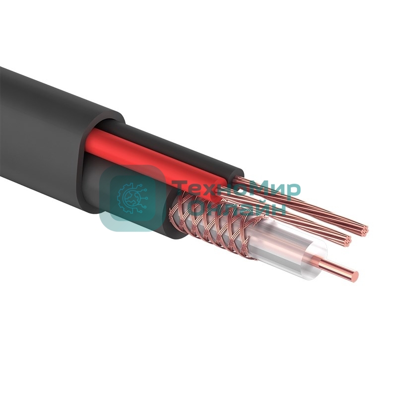 Кабель PROconnect КВК-П-2 +2x0,50 мм² (Cu/Cu) черный (бухта 200 м)