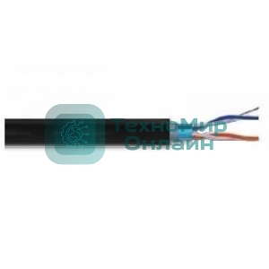 Кабель витая пара PROconnect U/UTP cat.5e 2х2х24AWG solid CCA PVC сер. (м)
