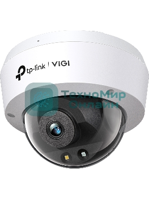 Камера видеонаблюдения цветная купольная IP-камера 4 Мп/ 4MP Full-Color Dome Network Camera