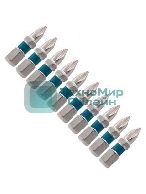 Набор бит Gross PH1х25, сталь S2, 10 шт.