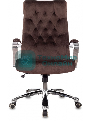 Кресло Бюрократ T-9928SL Fabric Italia 6 коричневый, ткань